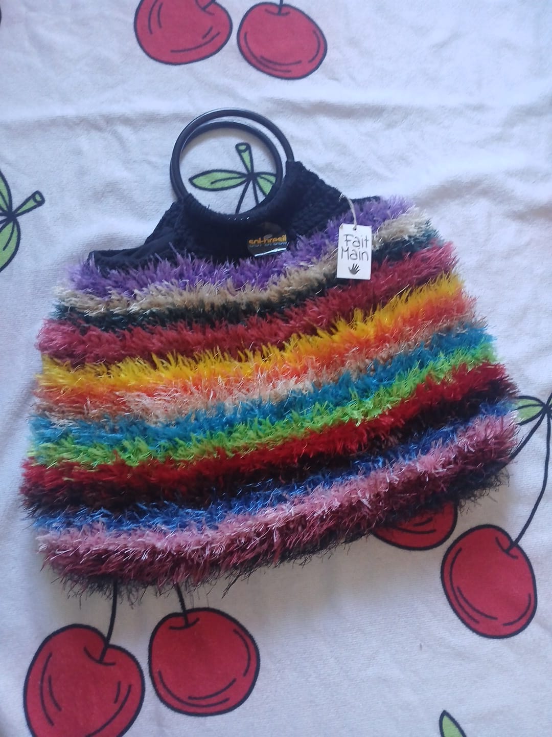 Grand Sac Tricot Artisanal – Sol Brésil