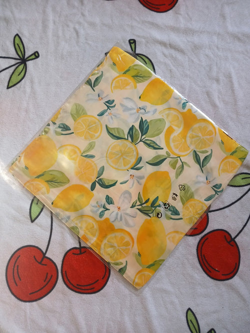 Foulard Satiné Dolce Vita – le citron sous plusieurs modèles