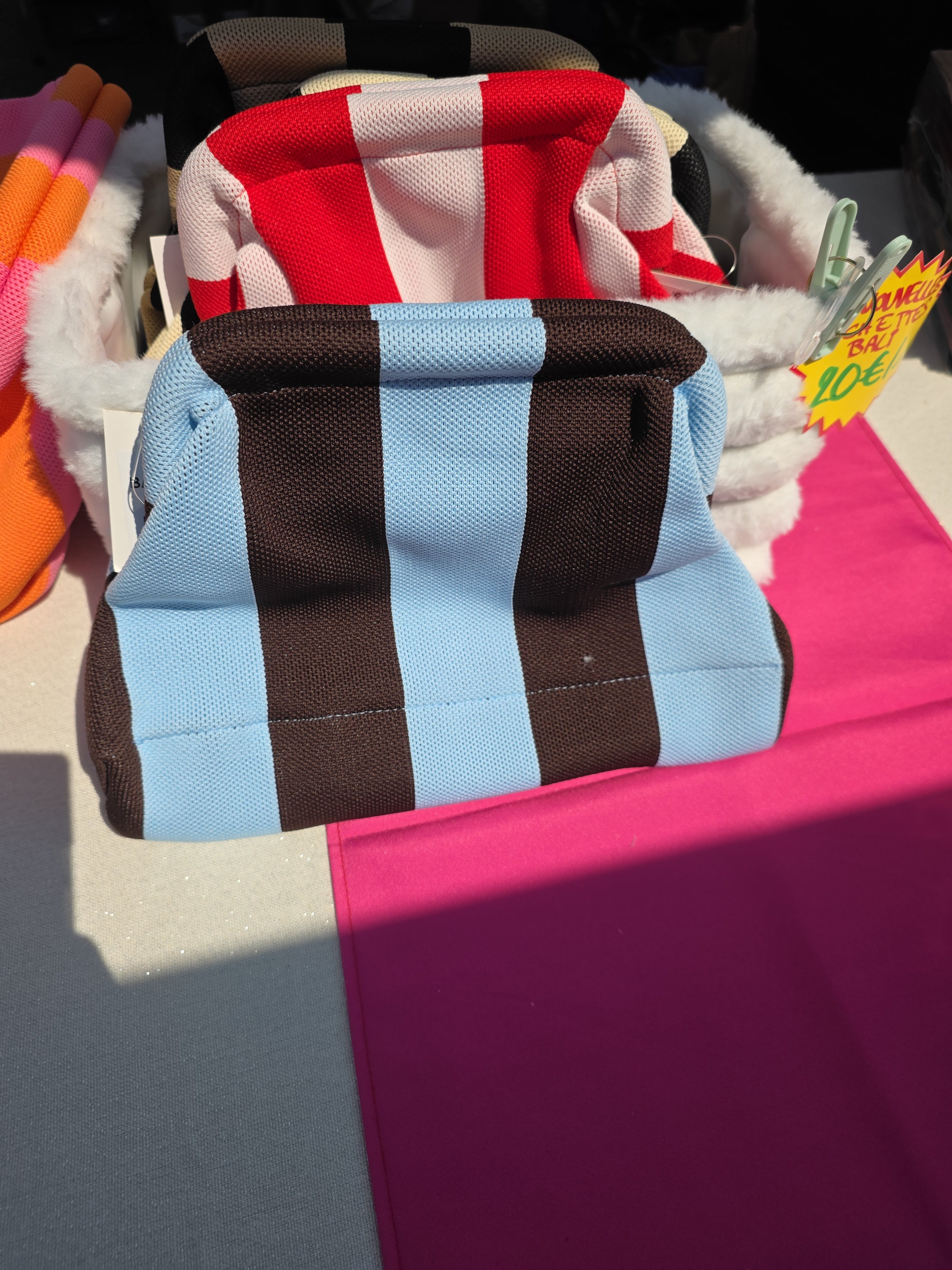 Pochettes Kali à rayures